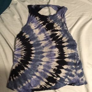 Blue tie dye